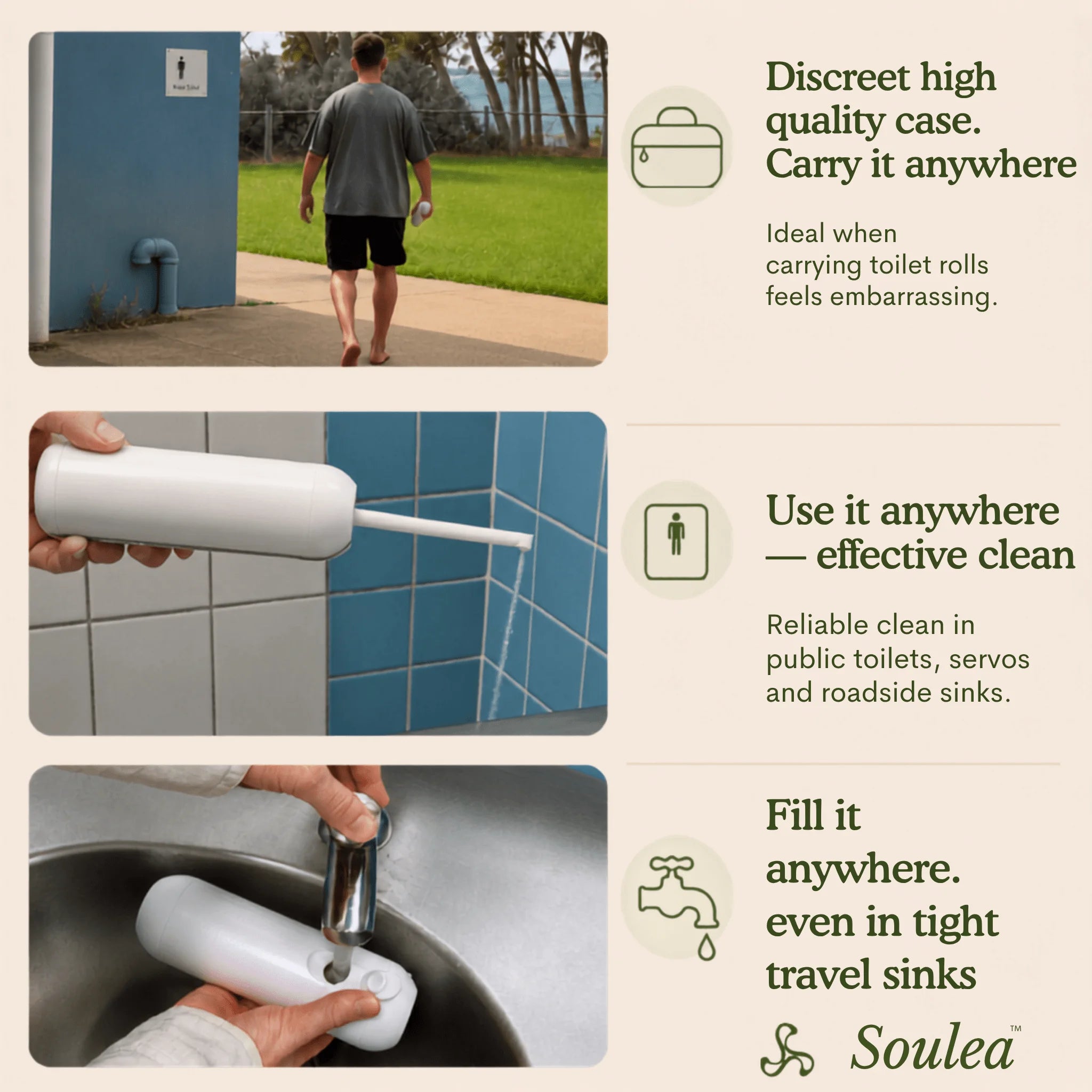 Soulea™ Rechargeable Portable Bidet